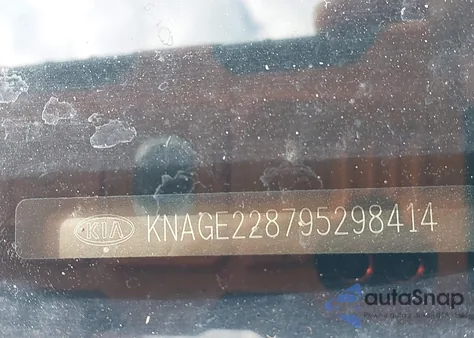 2009 Kia Optima Lx из США, поврежденный, VIN KNAGE228795298414